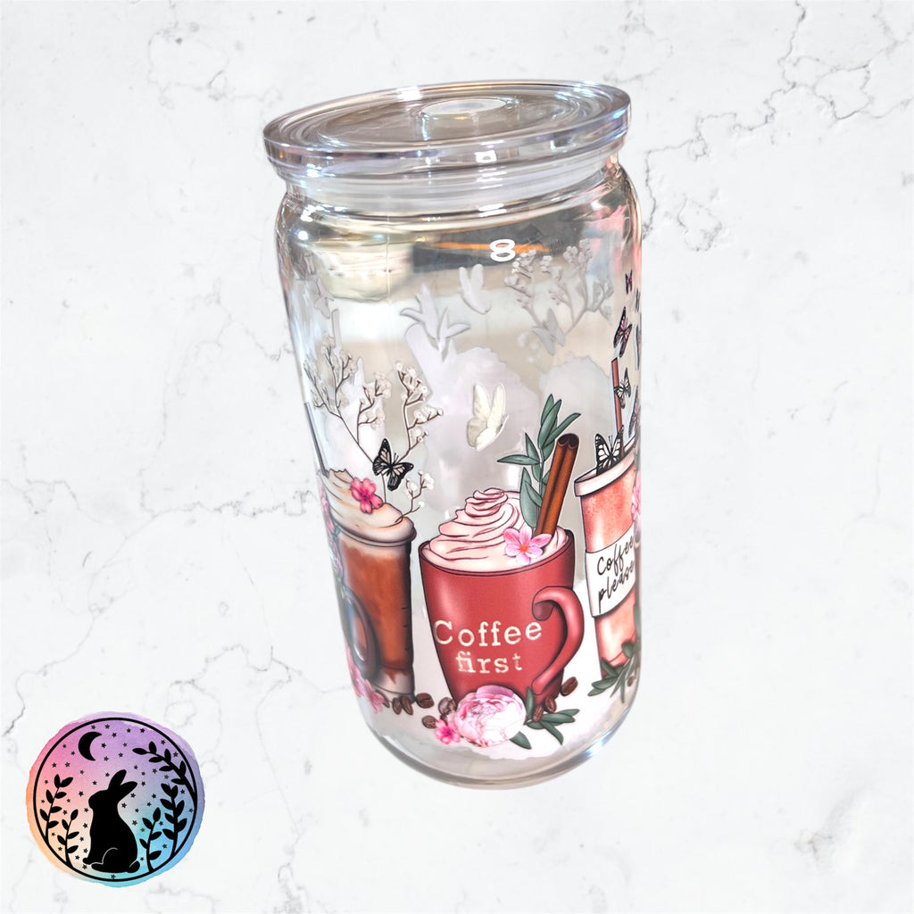 Coffee Design Decorated Tumbler