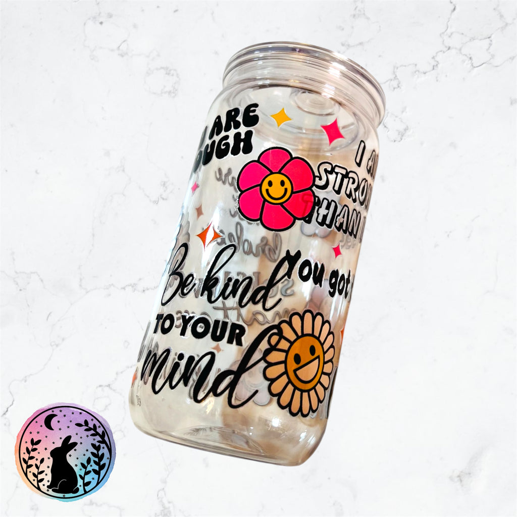 Positive Affirmations Tumbler (see description)