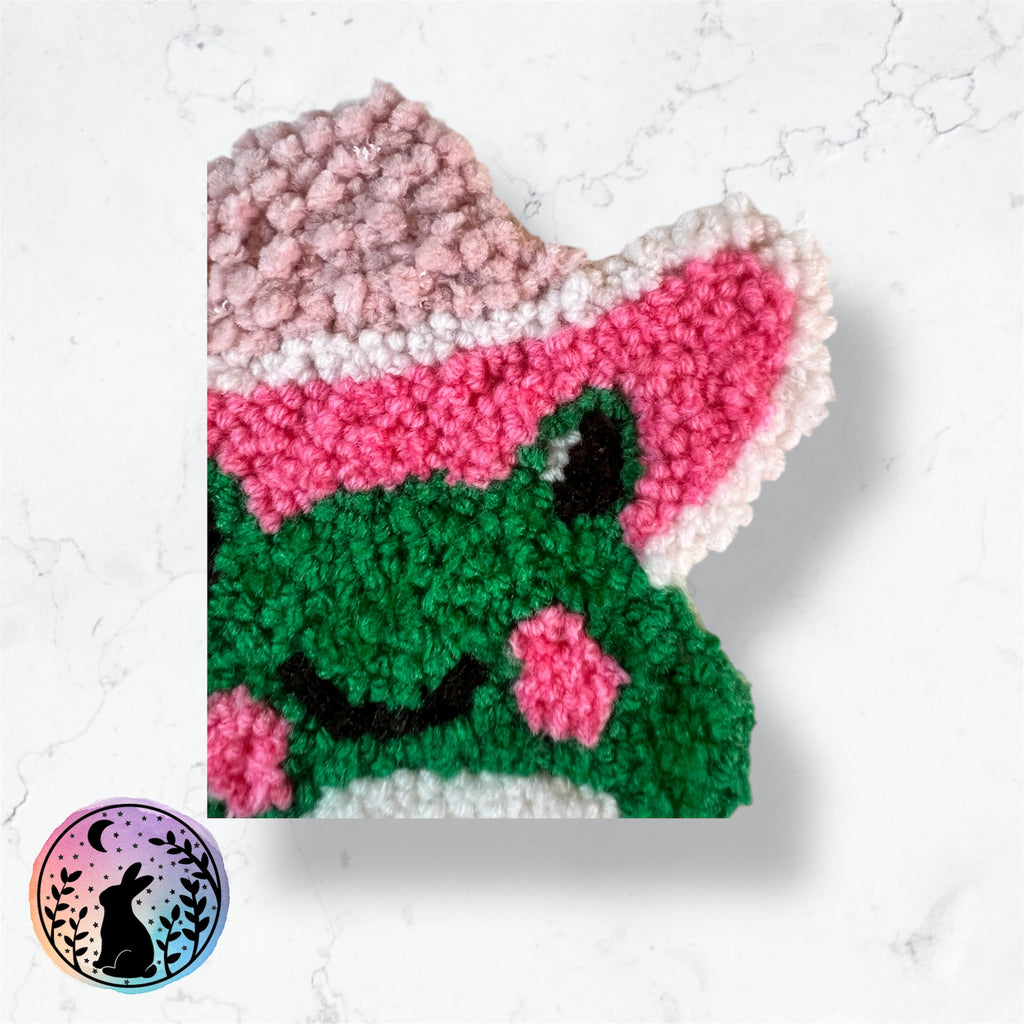 Cowboy Frog Mug Rug Coaster